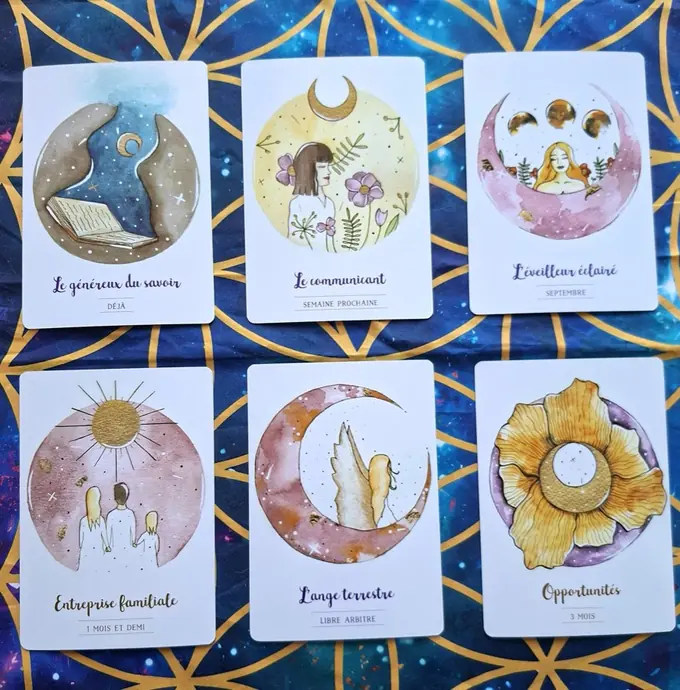 Tirage de cartes oracle sur le thème de l'amour
